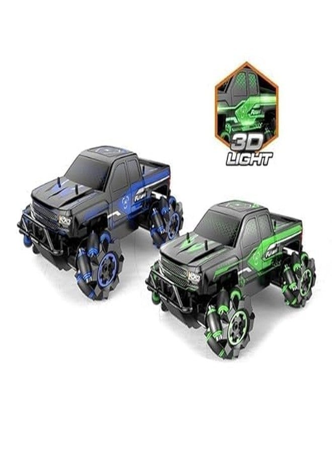 VIKINGS RC Tornado 3D Hummer Racing Car 360 Degree Off Road Monster Truck Rock Vehicles Stunt Movement Tornado Car with 2.4ghz Remote Control Light for Kids - Image 4